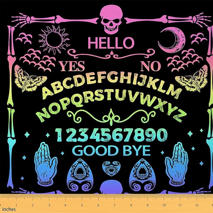 Feelyou Sugar Skull Fabric by The Yard 1 Yard Gothic Skull Decorative Waterproof Outdoor Fabric for Chairs Sofa Couch Boho Black Colorful Upholstery Fabric Halloween Themed DIY Reupholstery Fabric - sugar skull apron for women