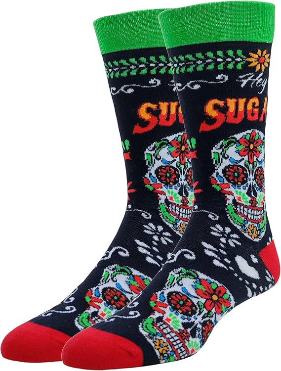 ooohyeah - sugar skull socks womens
