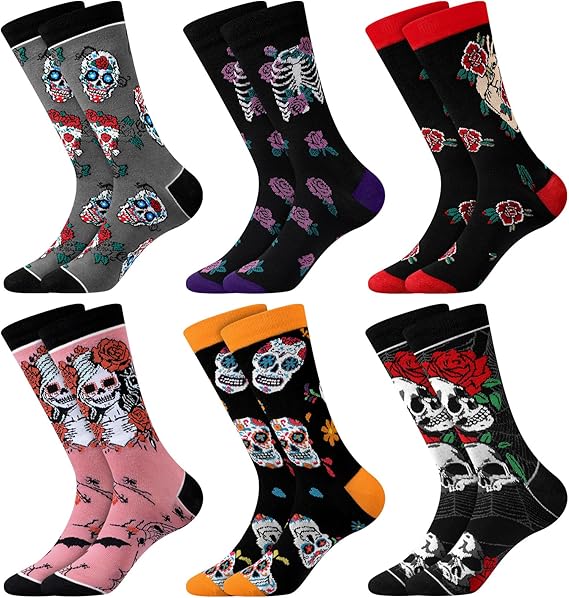 Cozypower - sugar skull socks womens