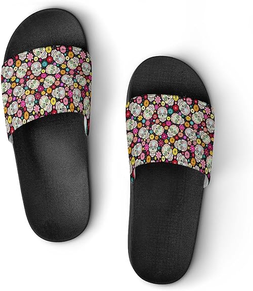 Generic - sugar skull slippers womens