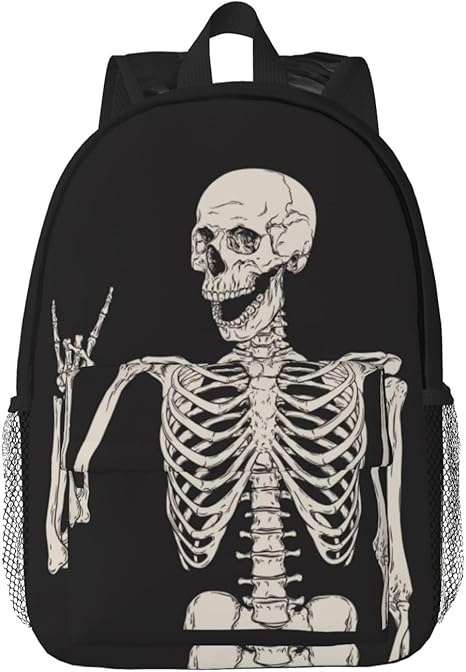 Halloween Skeleton Funny Skull Backpack For Teenage Girls And Boys Cute Kids Backpacks Children School Bag - best sugar skull backpack
