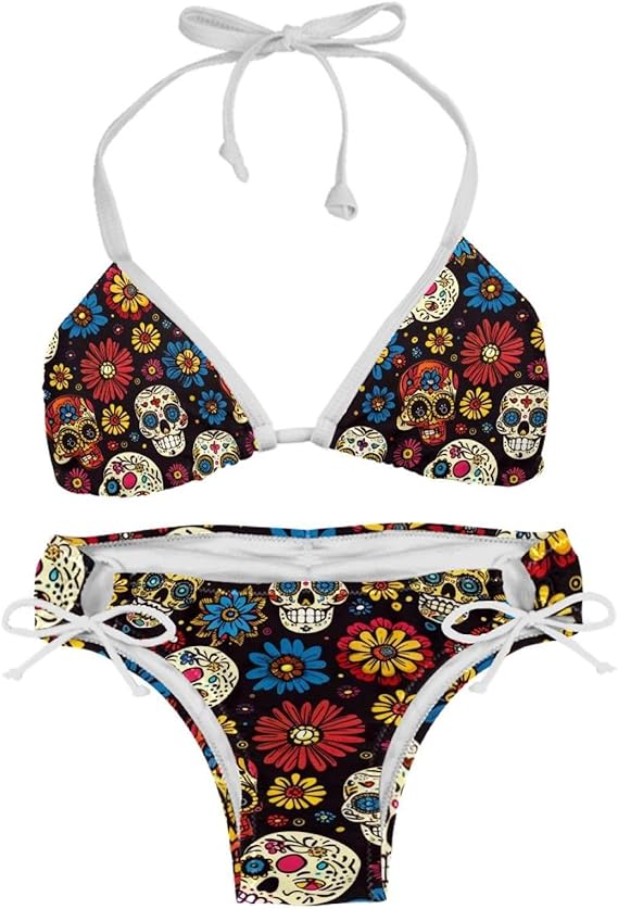Generic - sugar skull bikini set