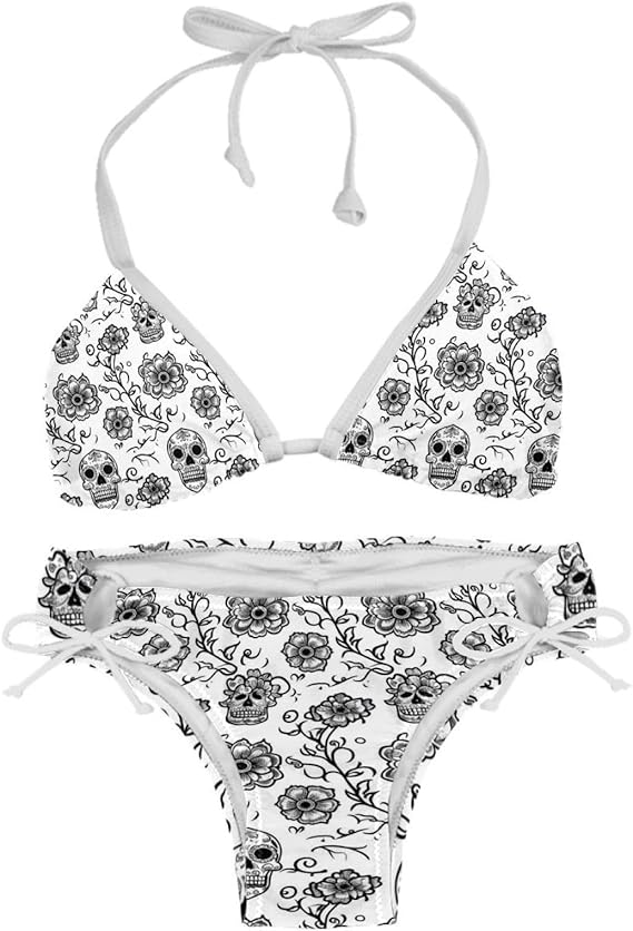 Generic - sugar skull bikini set