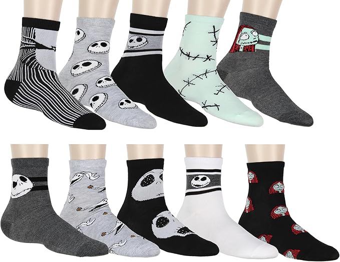 Disney - sugar skull socks womens