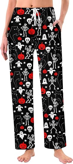 RAISEVERN - sugar skull pajamas womens