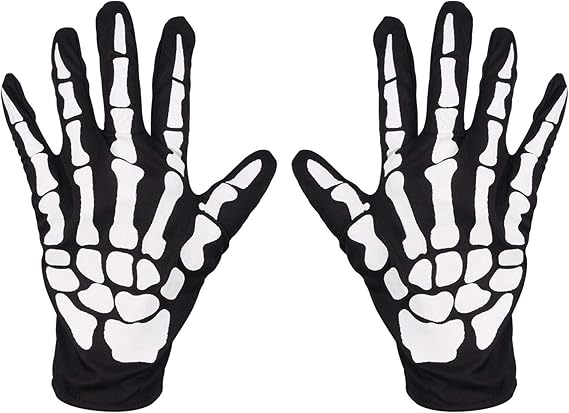 Mr Warm - sugar skull winter gloves