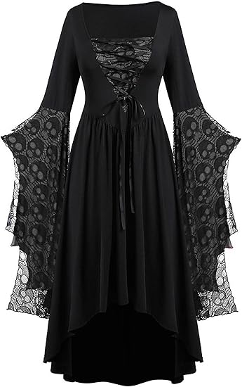 FEAPHY - sugar skull dress womens