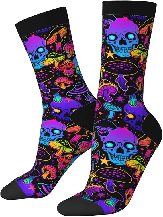 aipoase - sugar skull socks womens