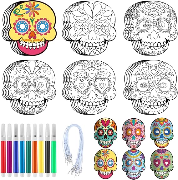 Hollowfly - sugar skull face mask