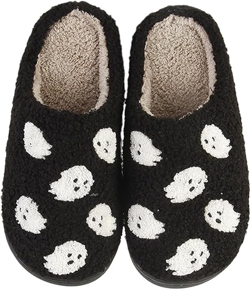 Qubuwalk - sugar skull slippers womens
