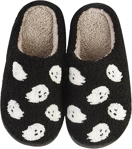 CATLJXL - sugar skull slippers womens
