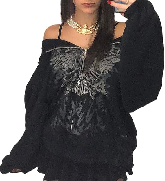 Aopwsrlyi - sugar skull zip up hoodie mens