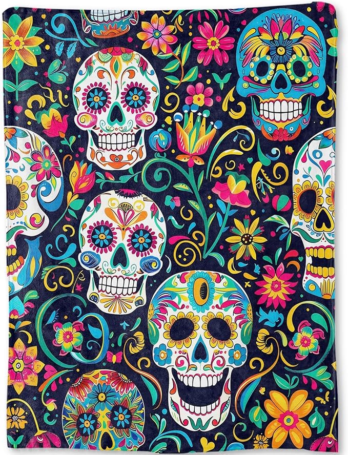 ainori - sugar skull slippers womens