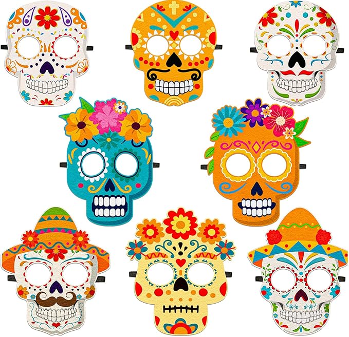 80UncleKimby - sugar skull face mask