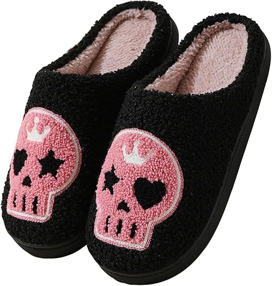 WIRETRAN - sugar skull slippers womens