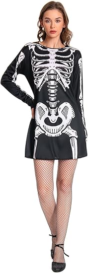 JoyRapt - sugar skull dress womens