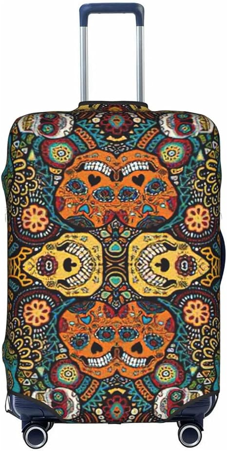 BREAUX - sugar skull luggage set