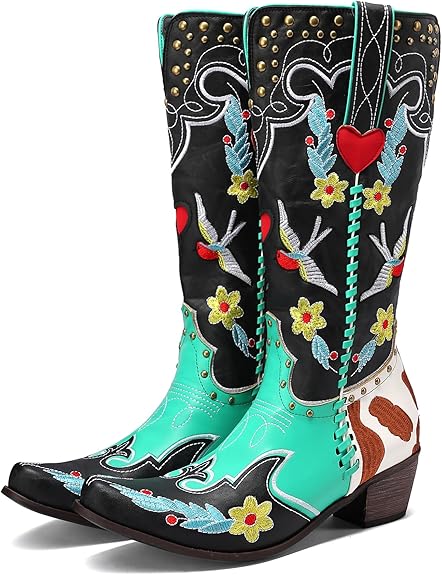 XEYANFYS - sugar skull boots for women