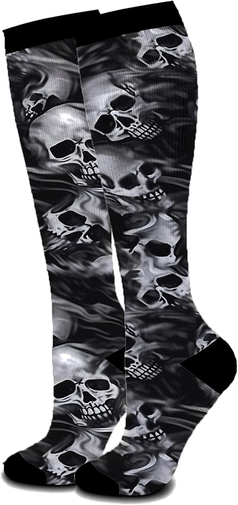 xiaotcq - sugar skull socks womens