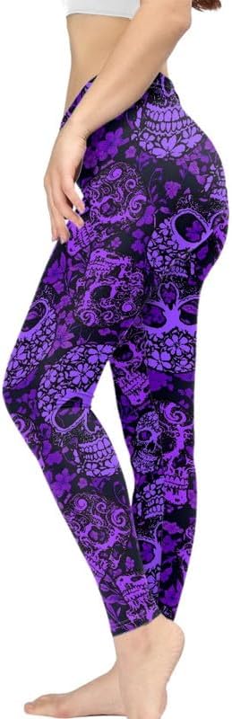 Irisjudy - sugar skull leggings for women
