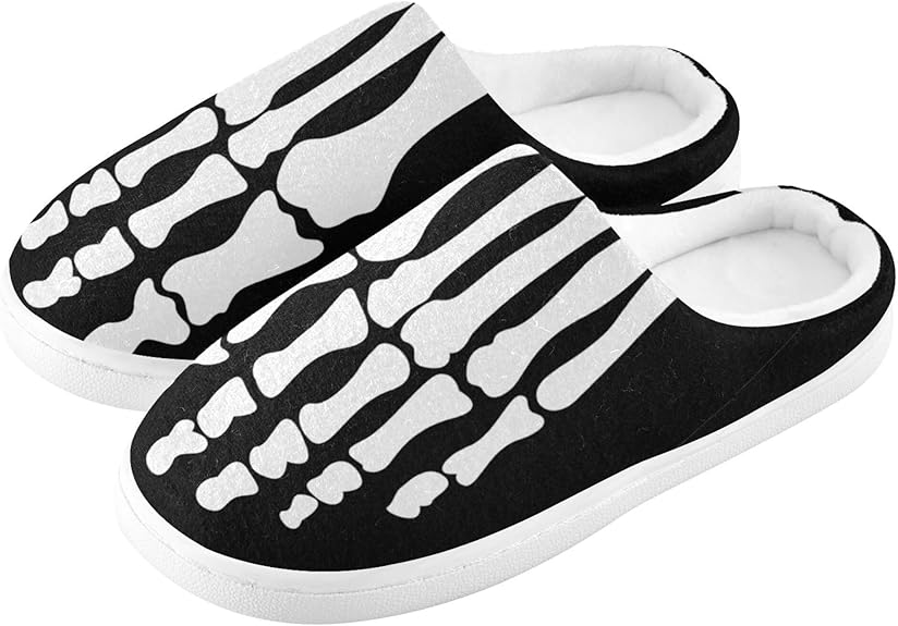 Glaphy - sugar skull slippers womens