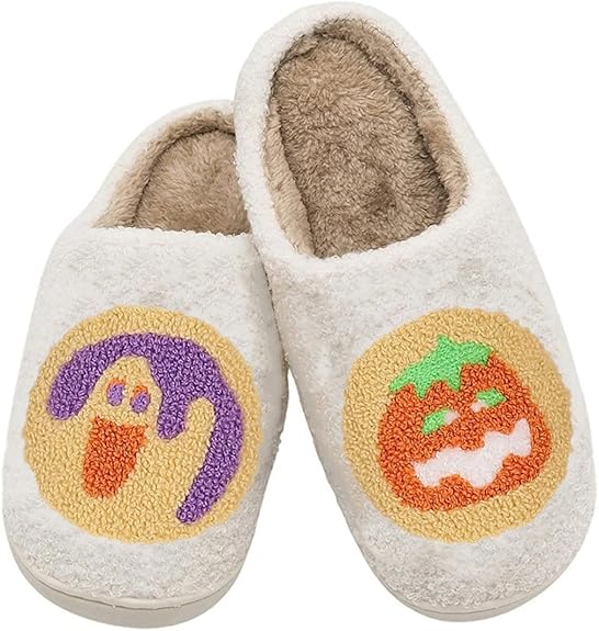 NENFAL - sugar skull slippers womens