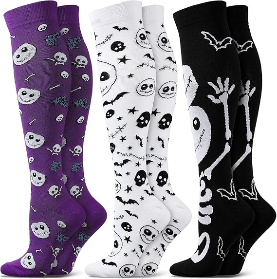 Cindeer - sugar skull socks womens