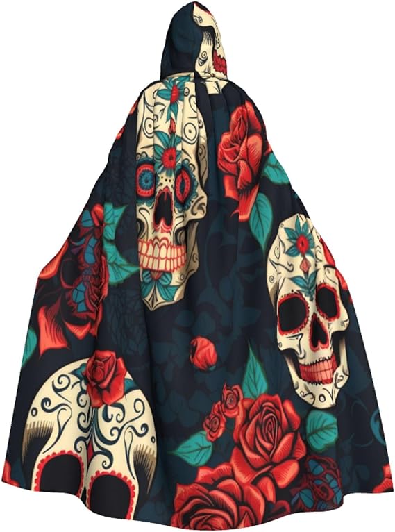 ANFXIEDU - sugar skull coat womens