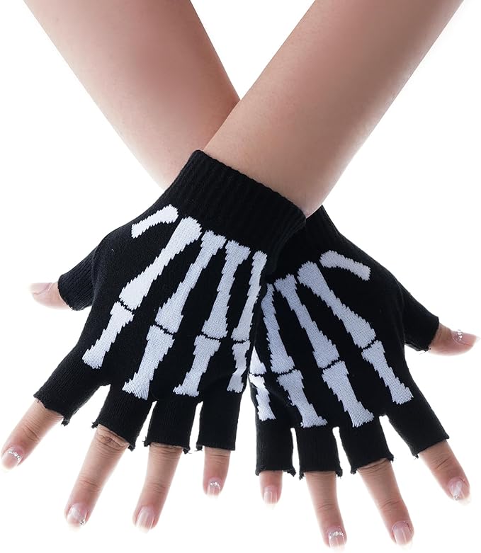 Rthjsfj - sugar skull winter gloves
