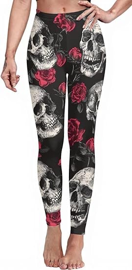 Sister Amy - sugar skull leggings for women