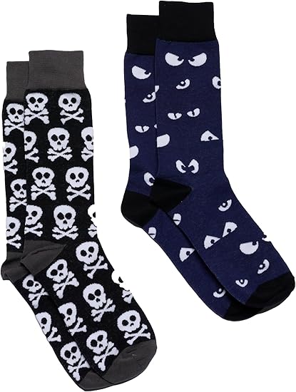 360 Threads - sugar skull socks womens