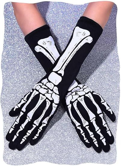 Campsis - sugar skull winter gloves