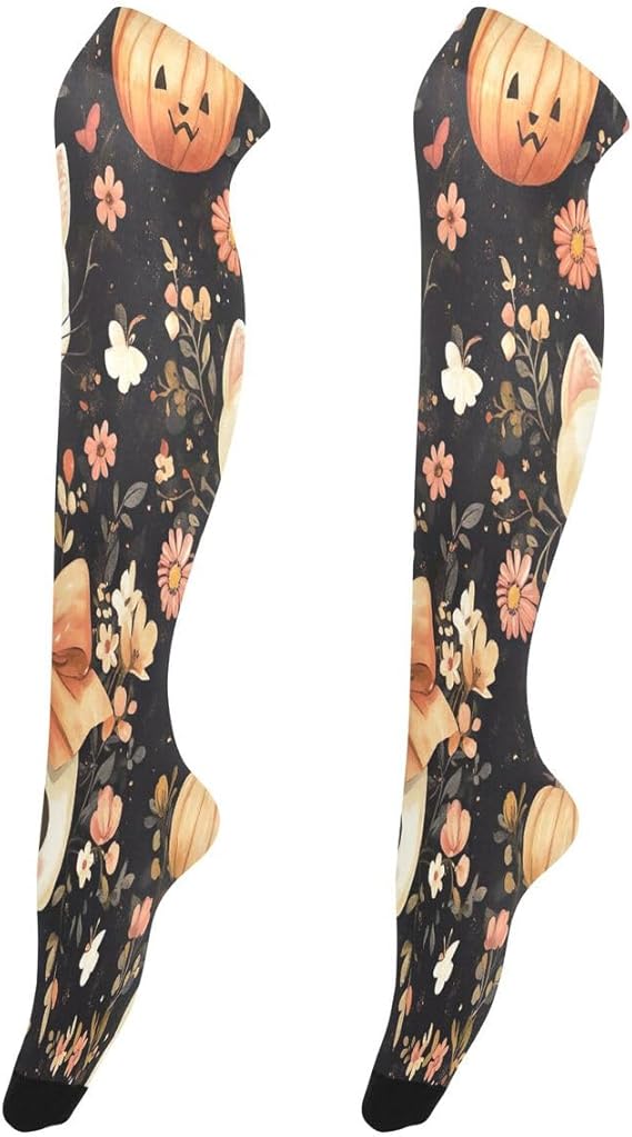 Nander - sugar skull boots for women