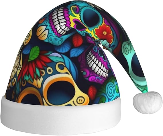 Subily - sugar skull beanie