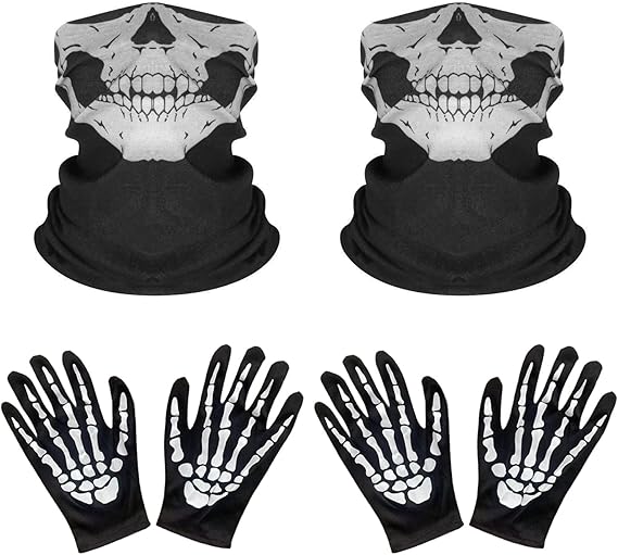 ONEINHE - sugar skull winter gloves