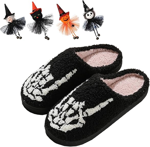 GOWARM - sugar skull slippers womens