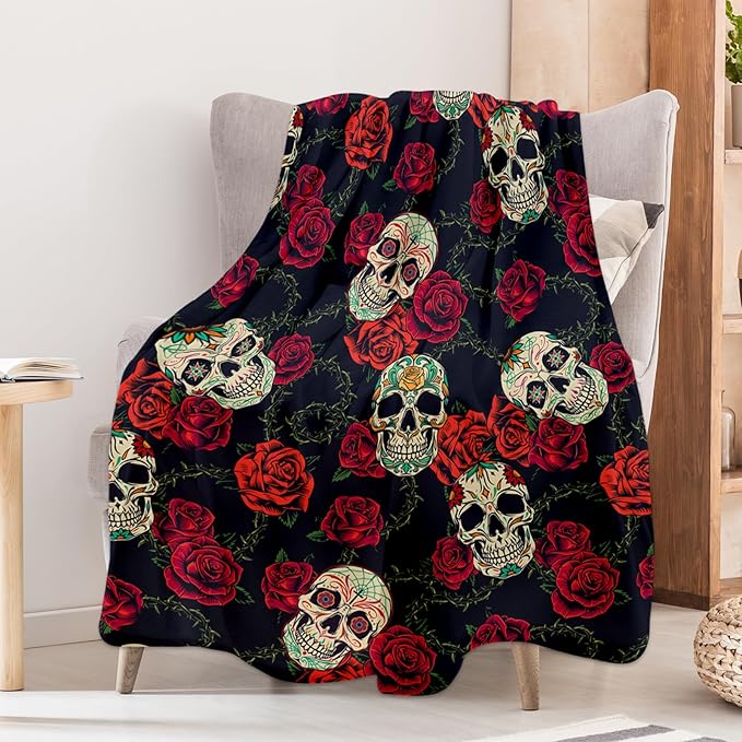 Kieetlan - sugar skull slippers womens