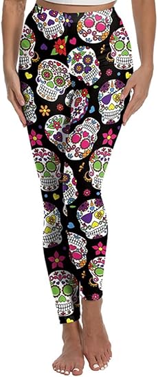 Sister Amy - sugar skull leggings for women