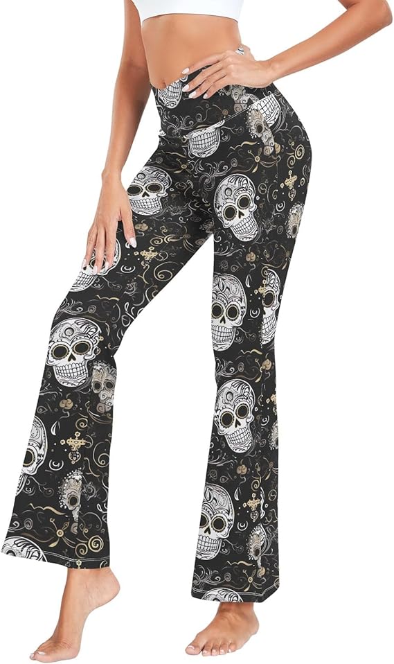 CHIFIGNO - sugar skull boots for women