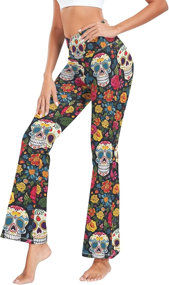 CHIFIGNO - sugar skull boots for women