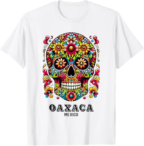 Mexican City Oaxaca Sugar Skull - sugar skull face mask