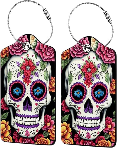 GZMQWVG - sugar skull luggage set