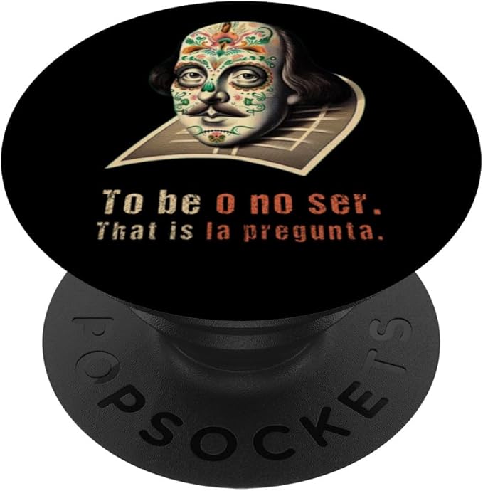 Shakespearean Quotes Apparel - sugar skull face mask