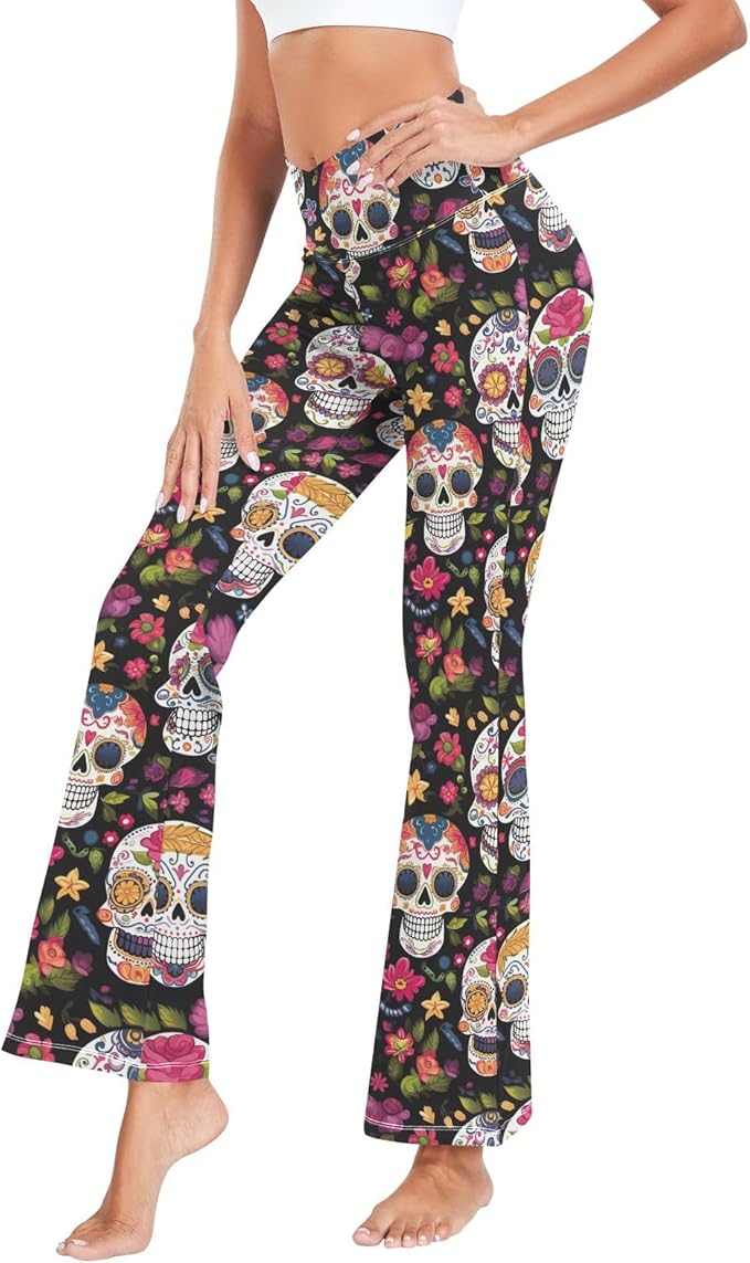 CHIFIGNO - sugar skull boots for women