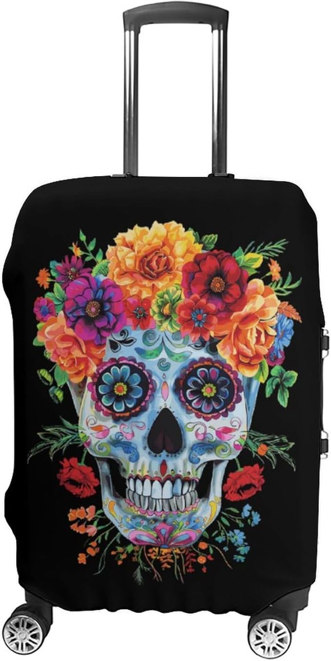 Generic - sugar skull luggage set