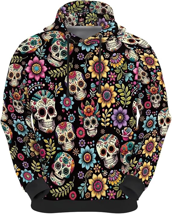 ELEDIZI - sugar skull sweatshirt womens