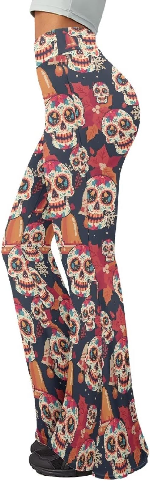 Irisjudy - sugar skull boots for women