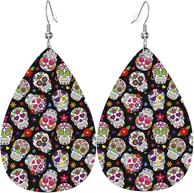 JUHIOPOI - sugar skull dress womens