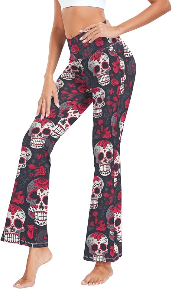 CHIFIGNO - sugar skull boots for women