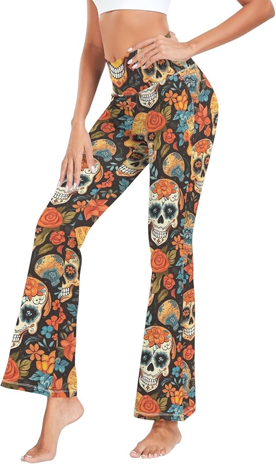 CHIFIGNO - sugar skull boots for women